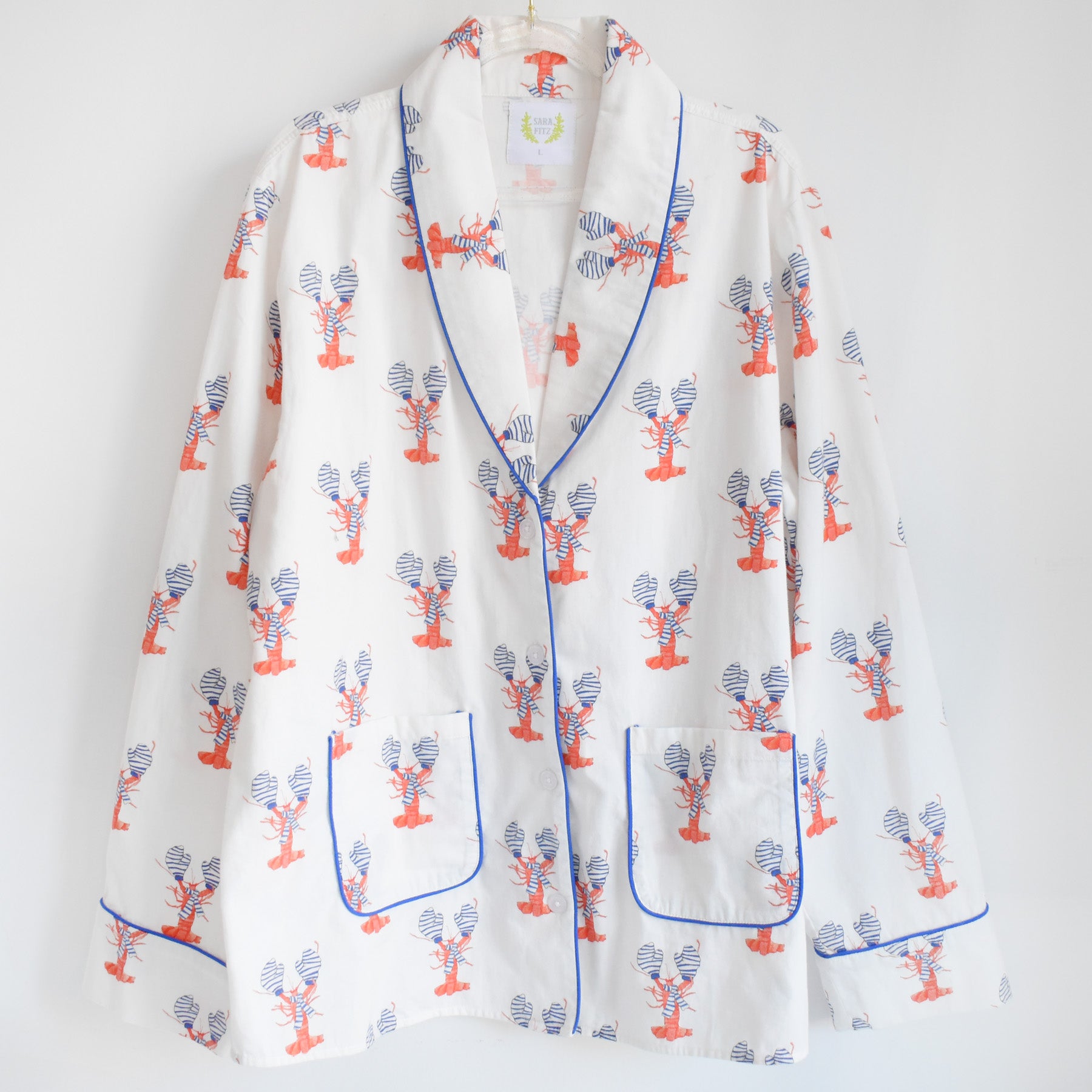 Sara Fitz Cozy Lobster Pajama Set For Soft Nights