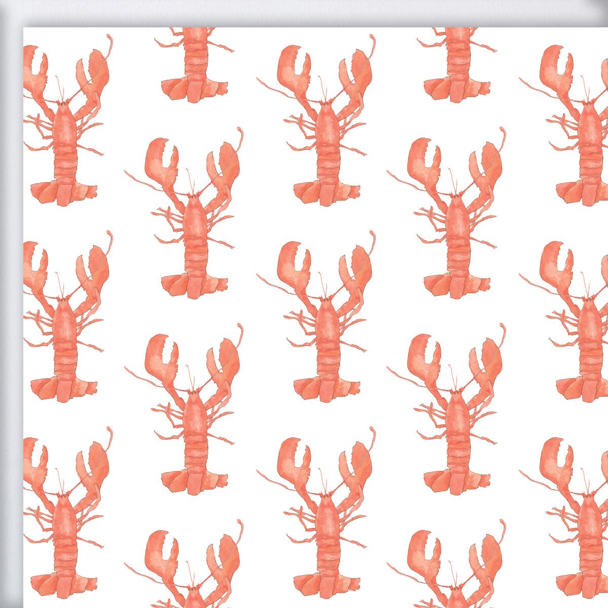 Sara Fitz Lobster Gift Wrap 3 Sheets Eco Friendly
