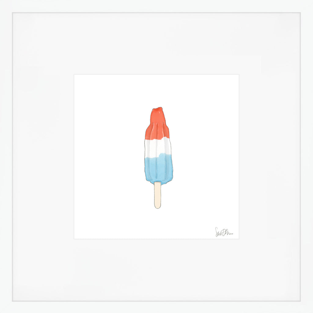 Popsicle Art Print by Sara Fitz