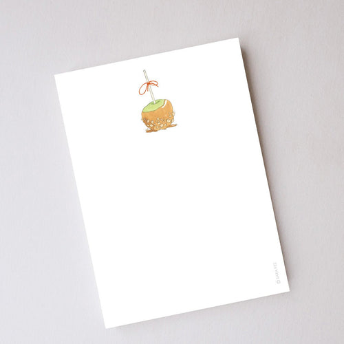 Caramel Apple Notepad by Sara Fitz