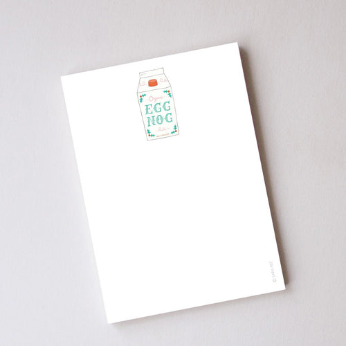 Eggnog Notepad by Sara Fitz