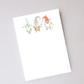 Gnomes Notepad by Sara Fitz