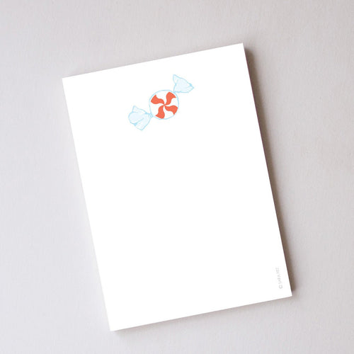 Peppermint Candy Notepad by Sara Fitz