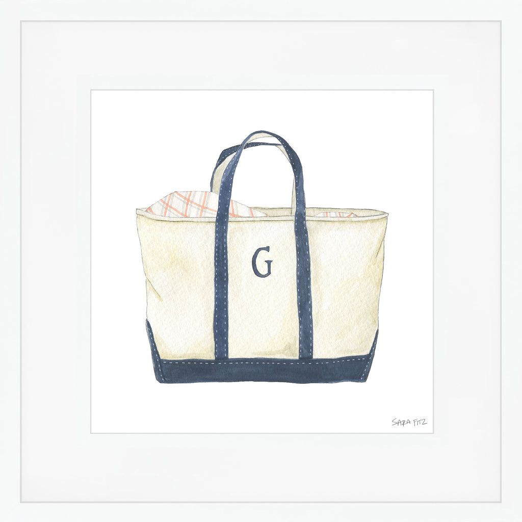 Canvas Tote Mega Art Print by Sara Fitz