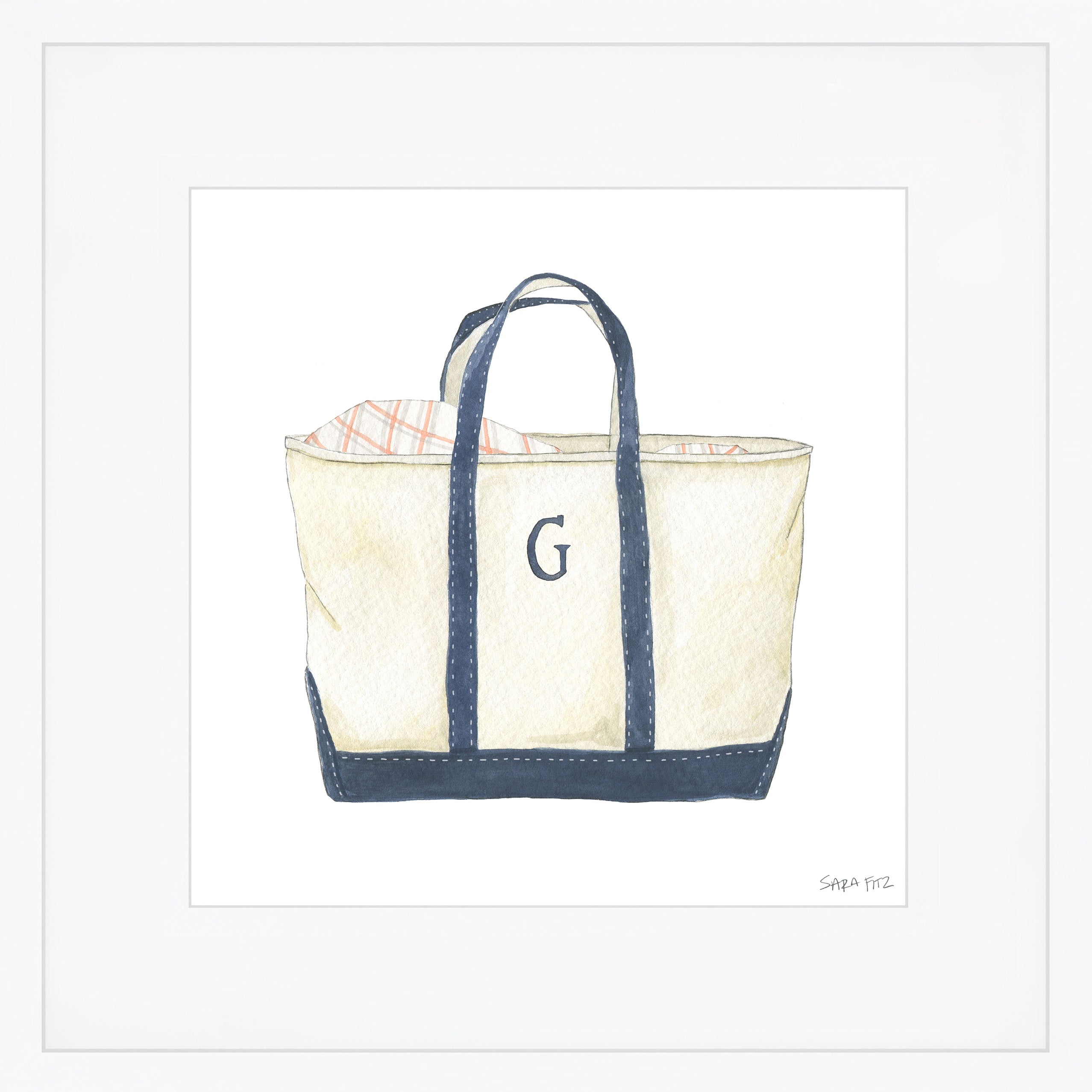 Canvas Tote Mega Art Print by Sara Fitz