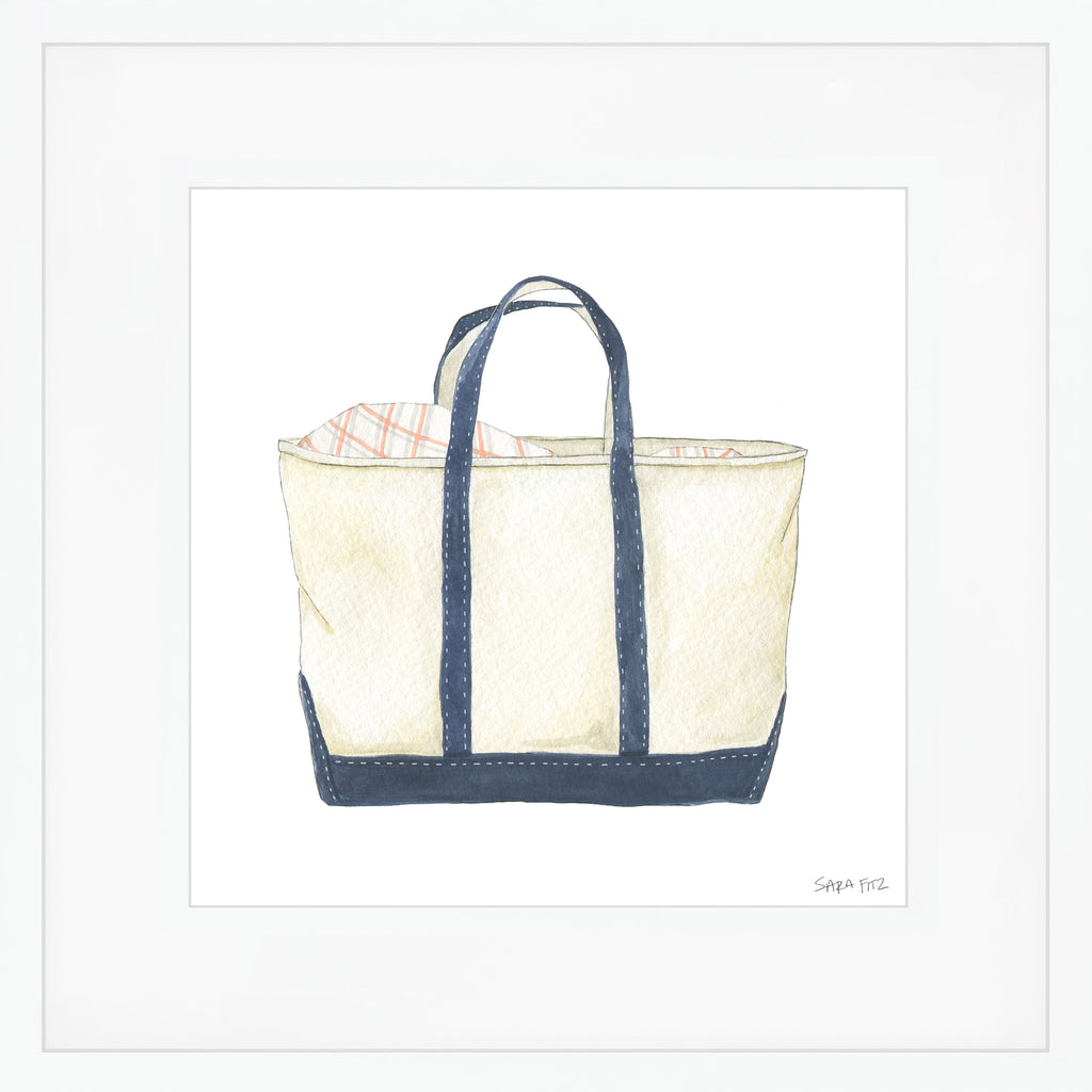 Canvas Tote Mega Art Print by Sara Fitz