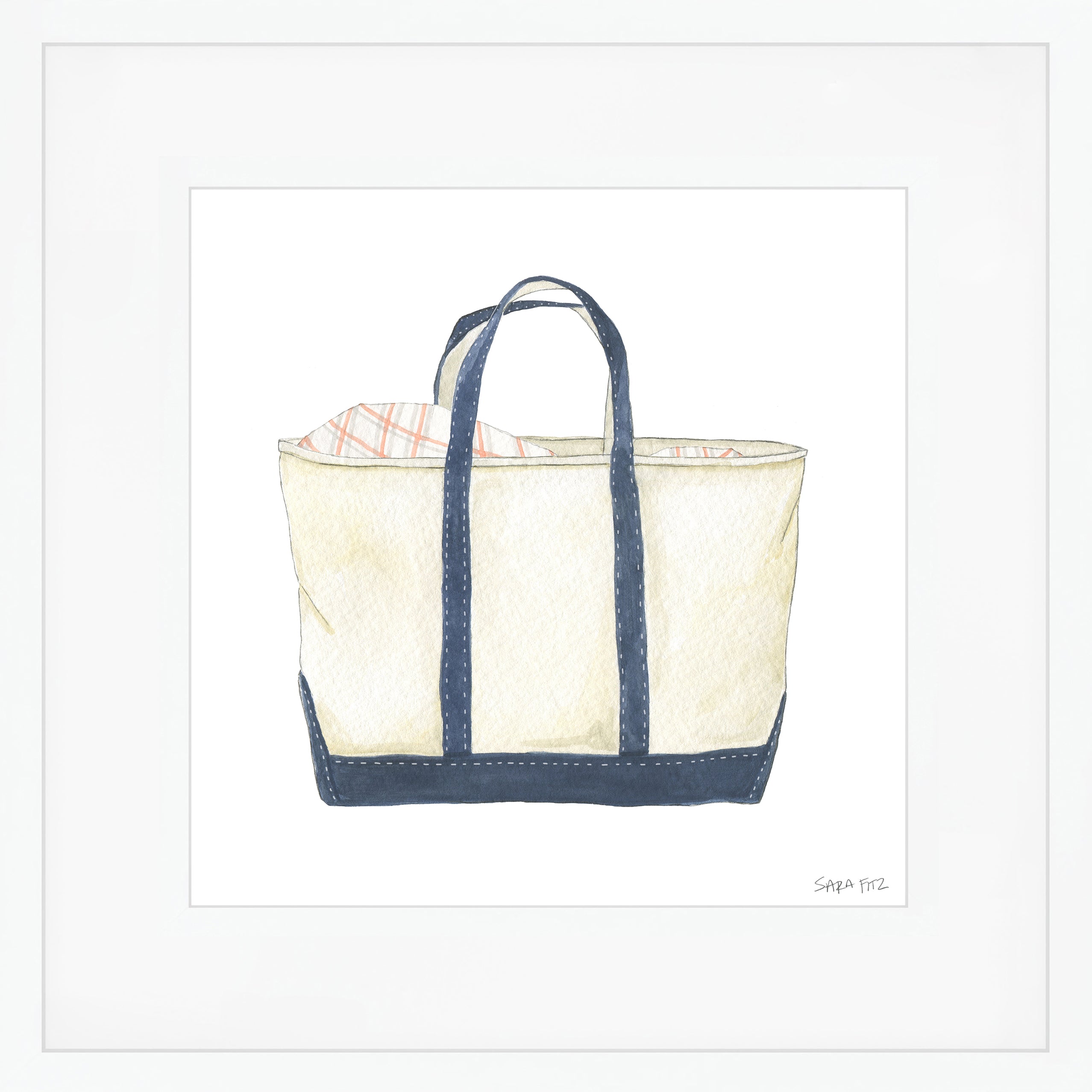 Canvas Tote Mega Art Print by Sara Fitz
