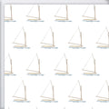 Sailboat Gift Wrap by Sara Fitz