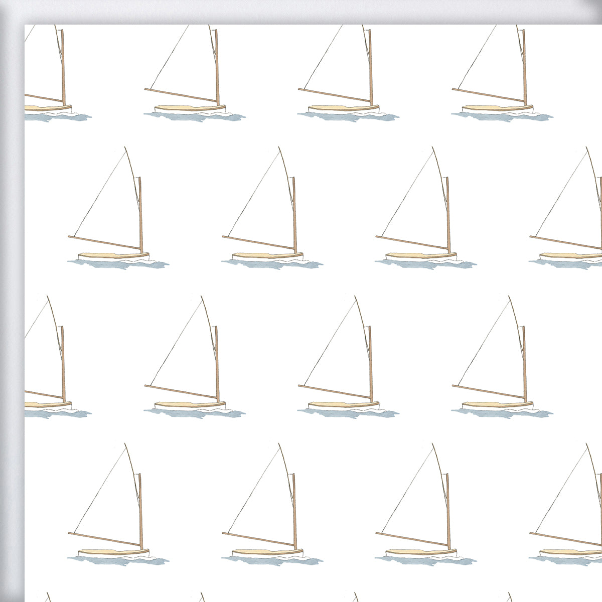 Sailboat Gift Wrap by Sara Fitz