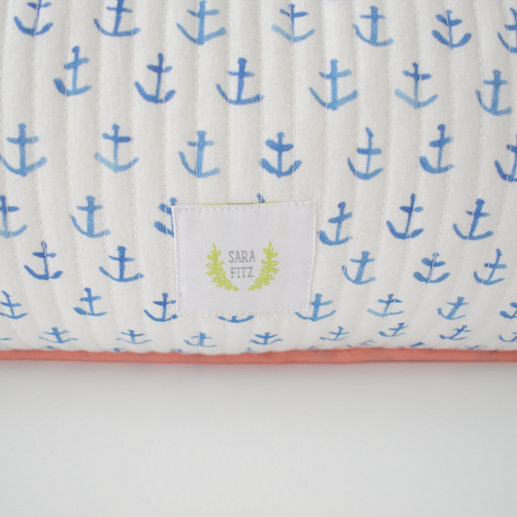 Lumbar Pillow, Anchor by Sara Fitz