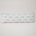 Lumbar Pillow, Blue Fish by Sara Fitz