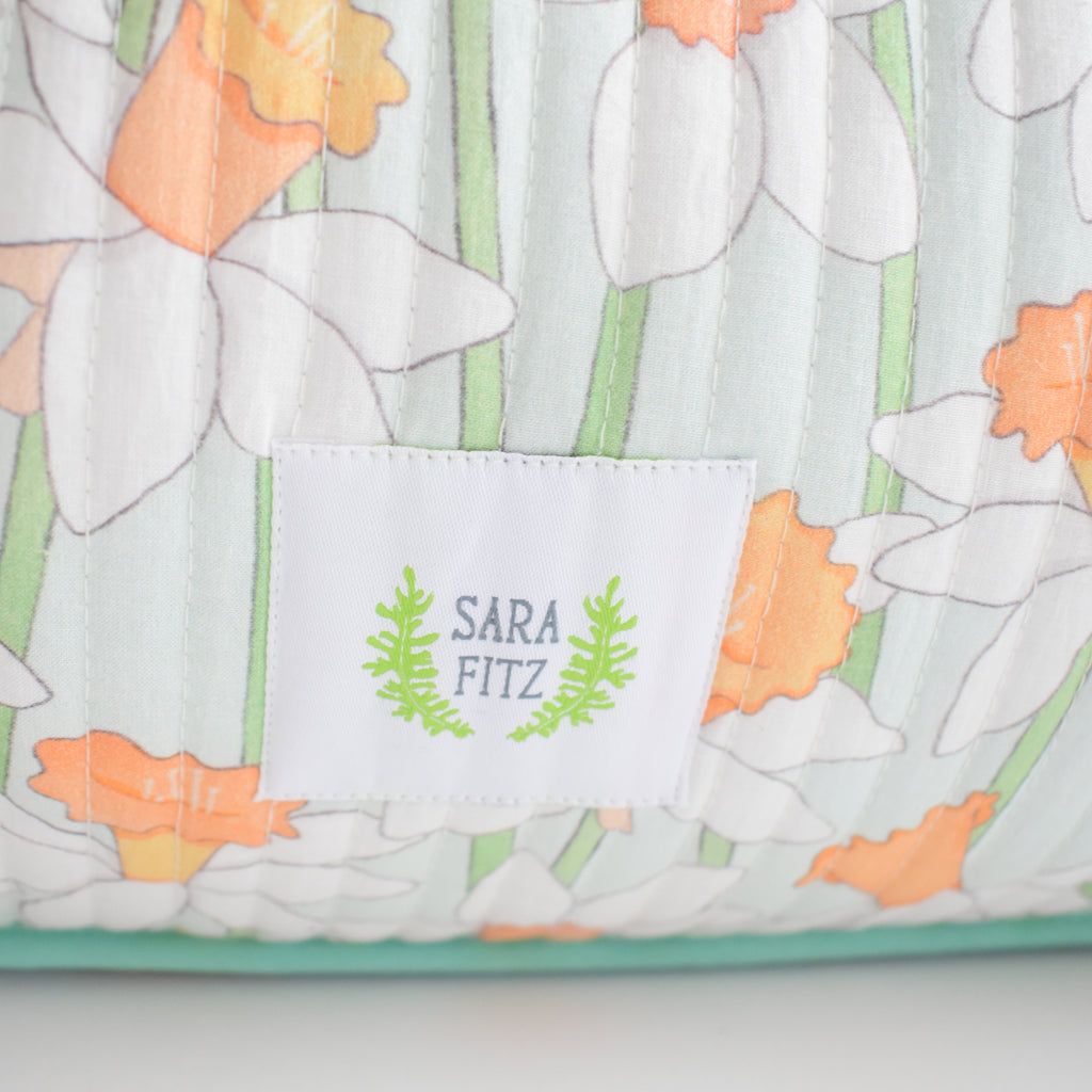 Lumbar Pillow, Daffy by Sara Fitz