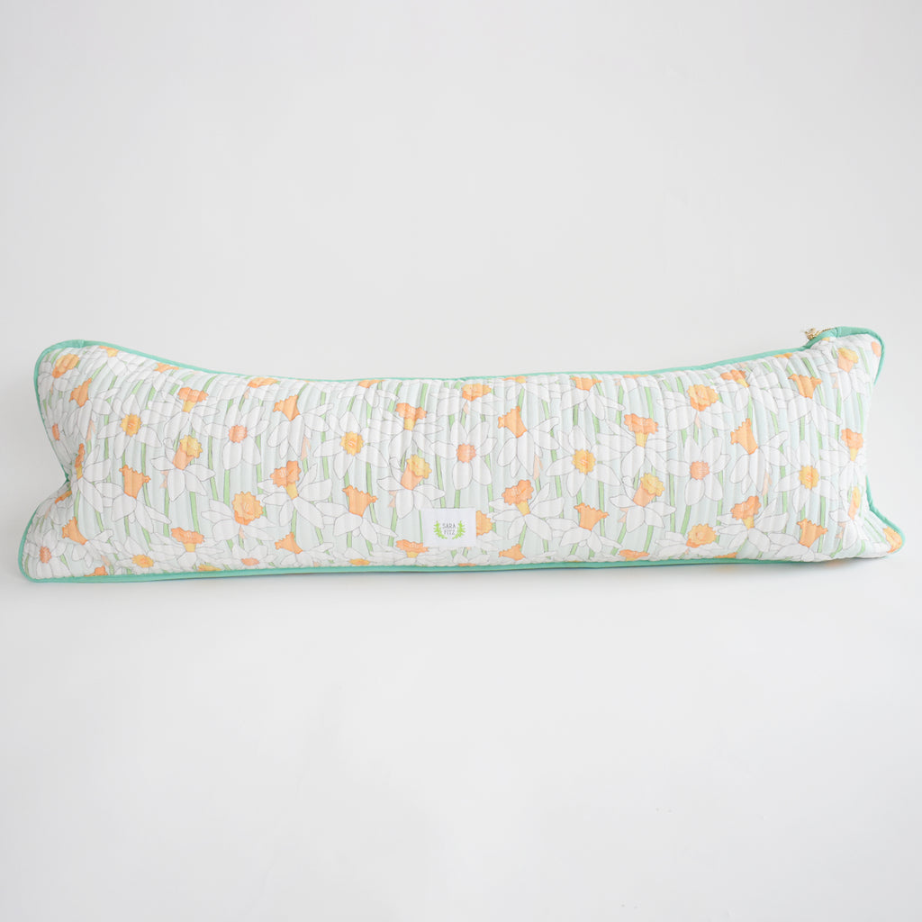 Lumbar Pillow, Daffy by Sara Fitz