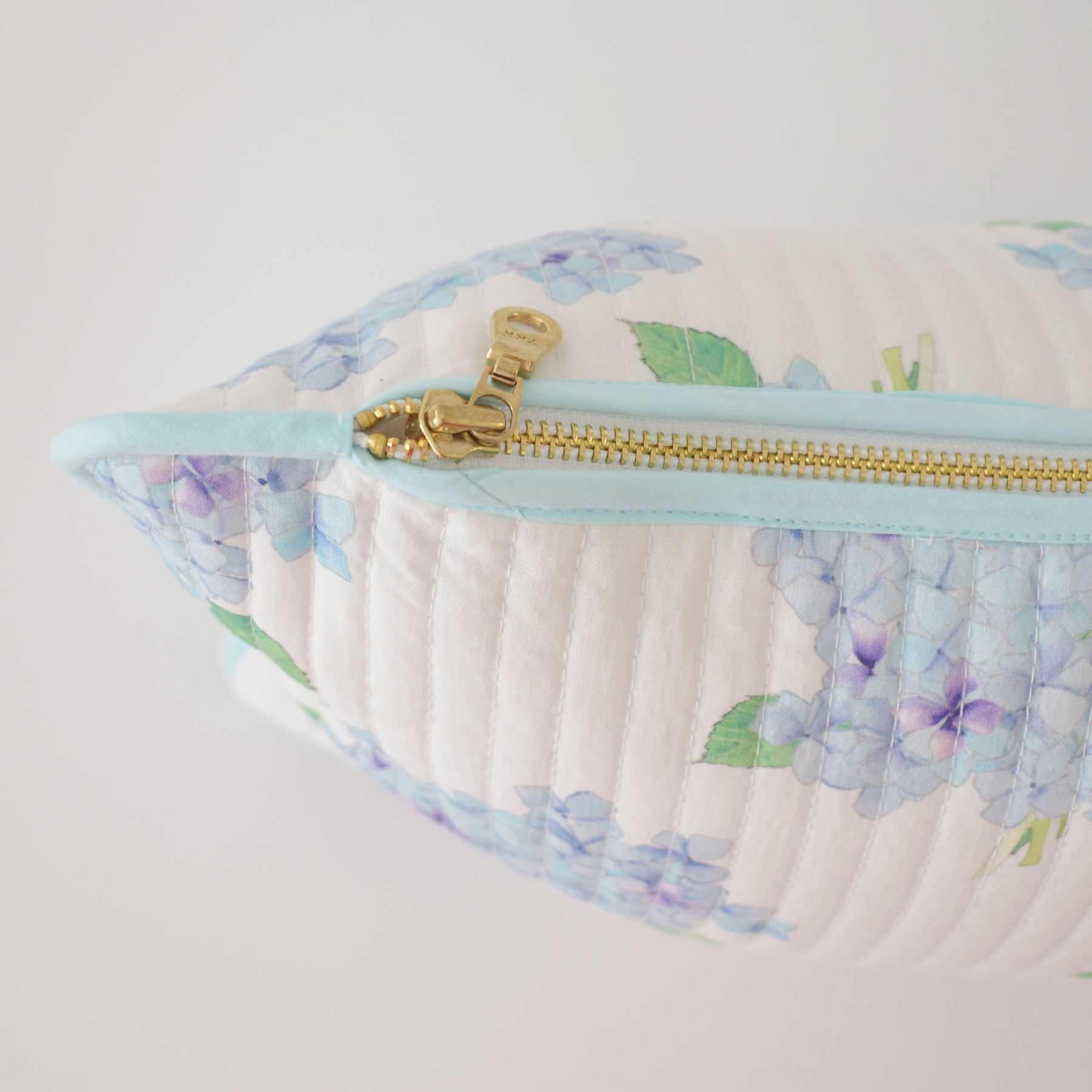 Sara Fitz Hydrangea Lumbar Pillow 13x35 Cotton