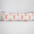Lumbar Pillow, Lobster by Sara Fitz