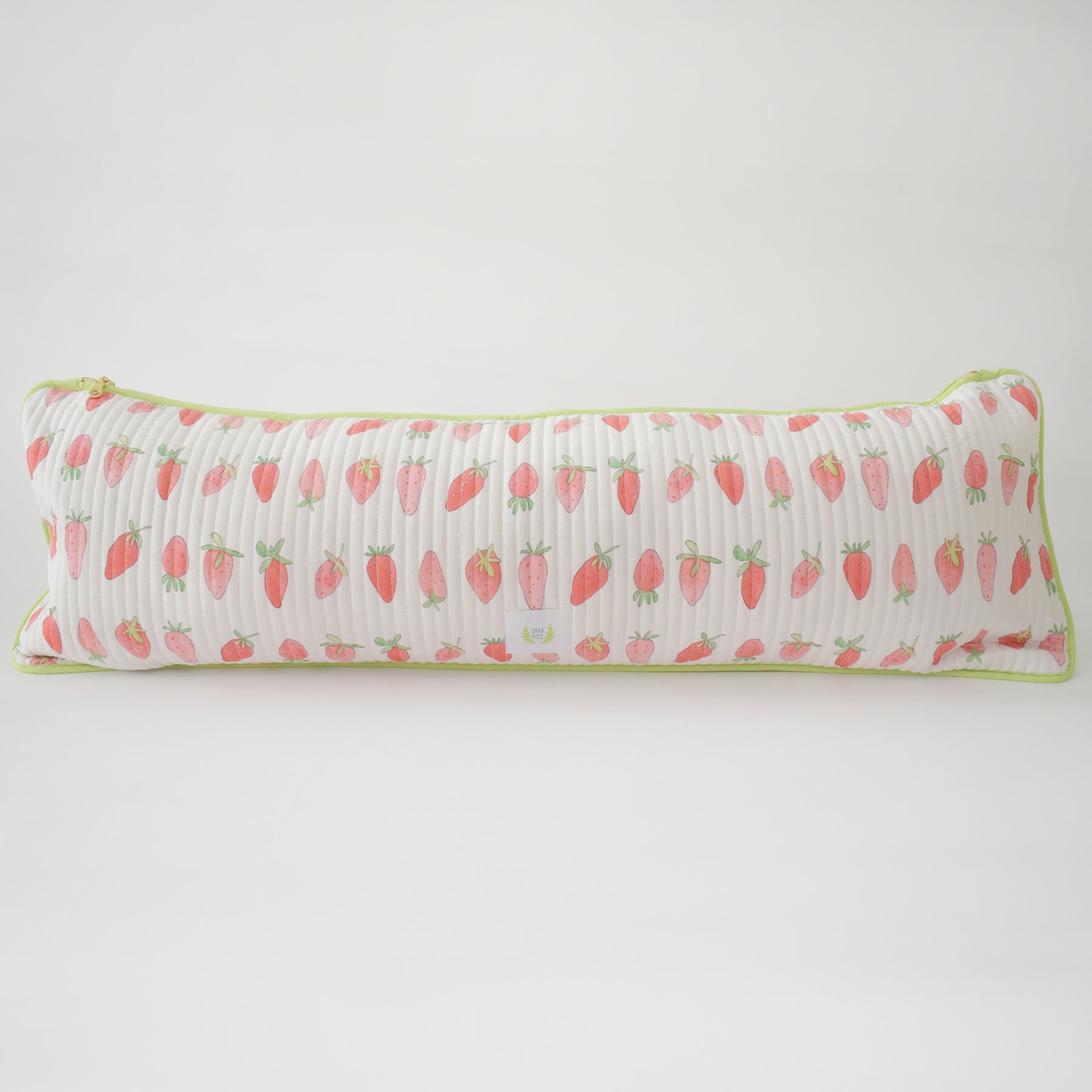 Lumbar Pillow, Strawberry by Sara Fitz