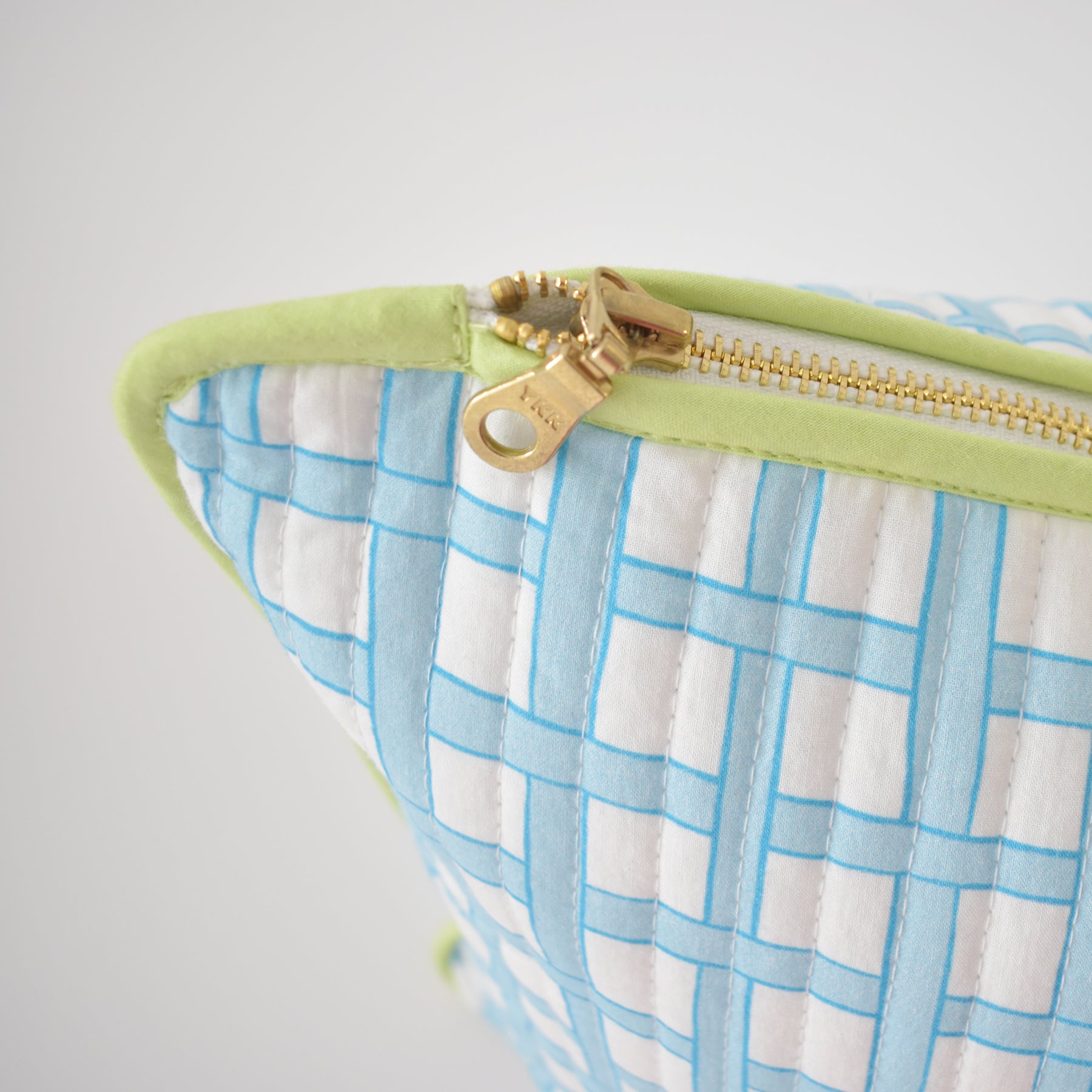 Lumbar Pillow, Blue Weave by Sara Fitz