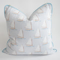 Oversized Pillow, Sailboat by Sara Fitz