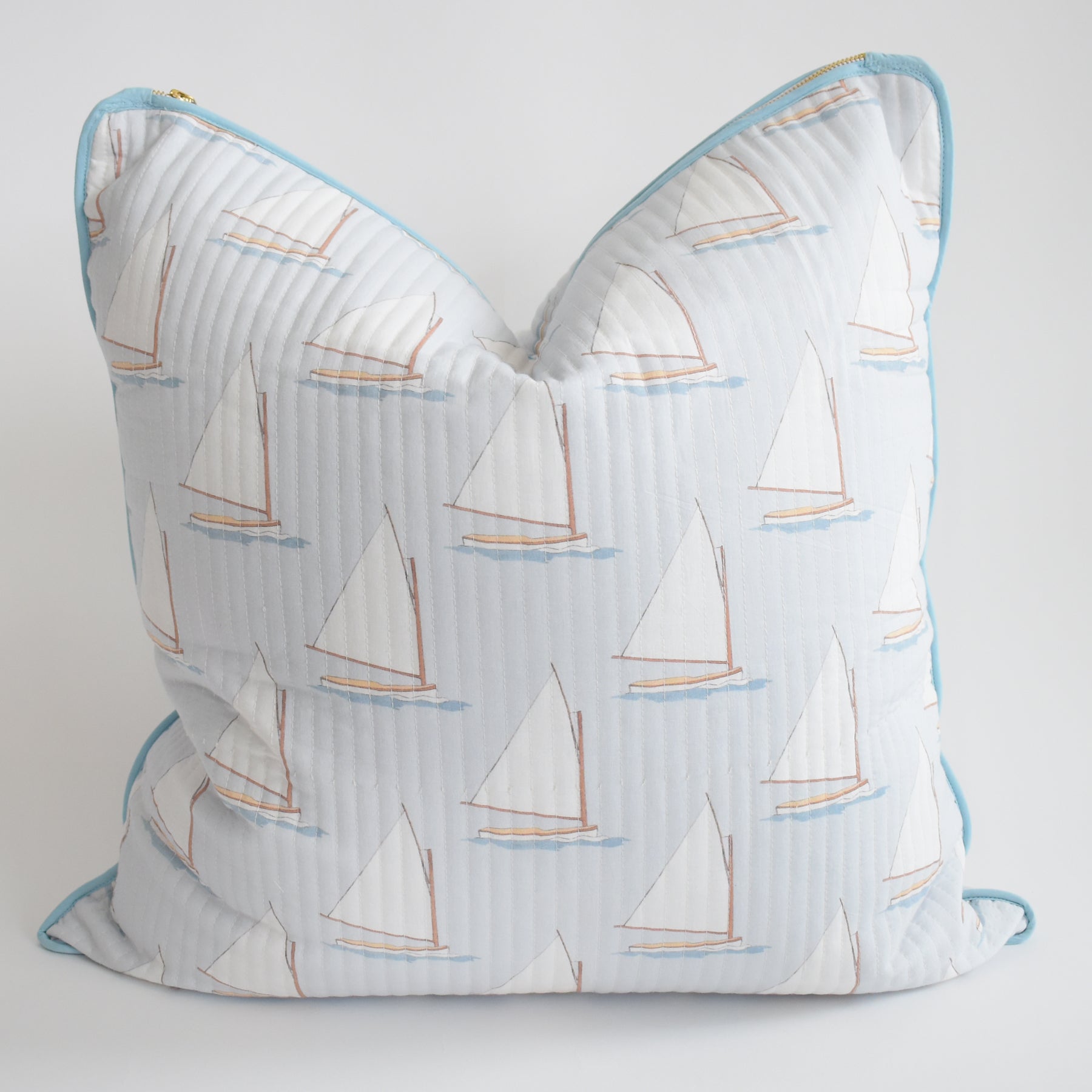 Oversized Pillow, Sailboat by Sara Fitz