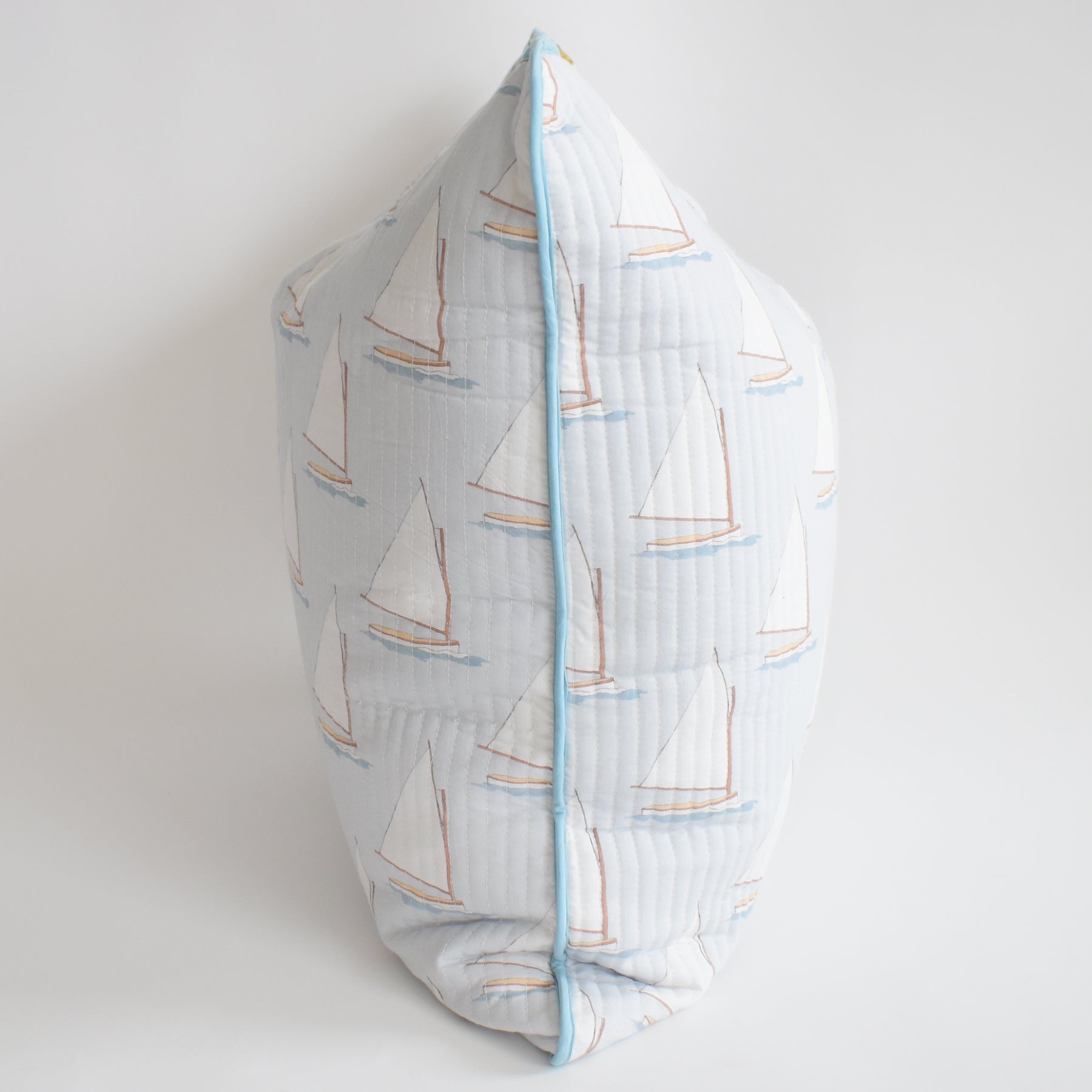 Oversized Pillow, Sailboat by Sara Fitz