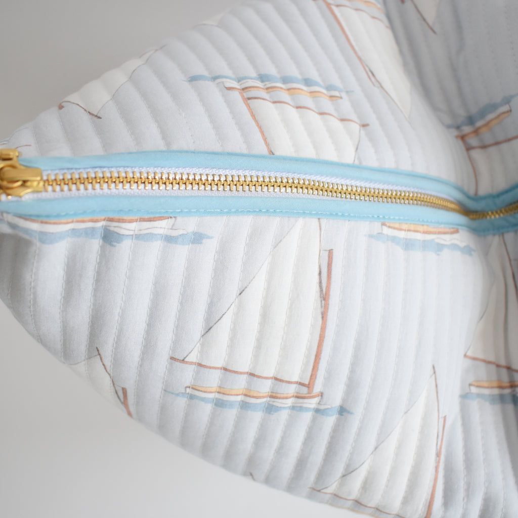 Oversized Pillow, Sailboat by Sara Fitz