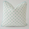 Oversized Pillow, Green Star by Sara Fitz