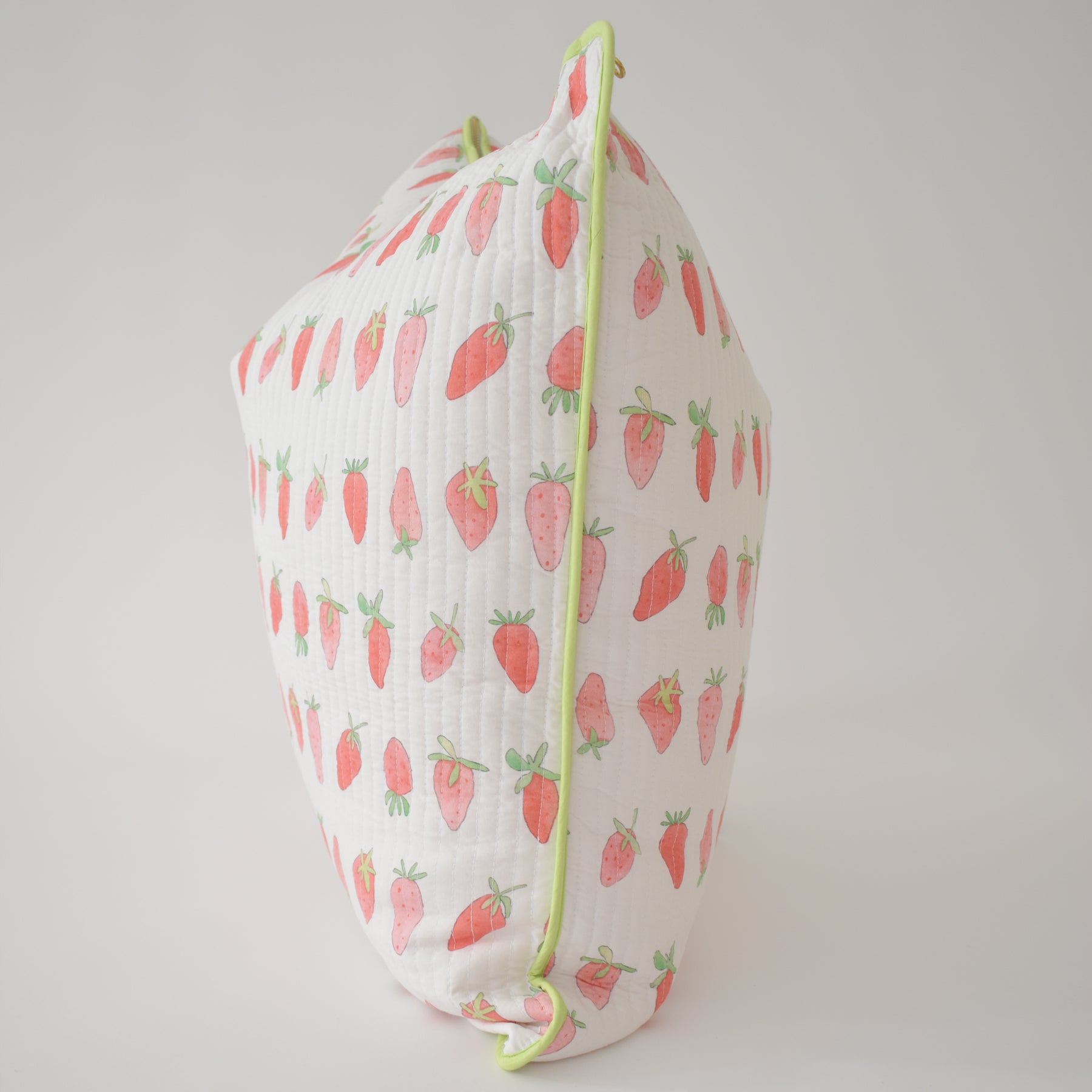 Oversized Pillow, Strawberry by Sara Fitz
