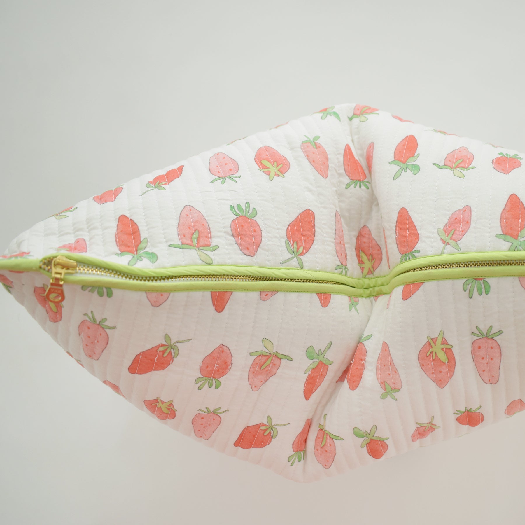 Oversized Pillow, Strawberry by Sara Fitz