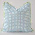 Oversized Pillow, Blue Weave by Sara Fitz
