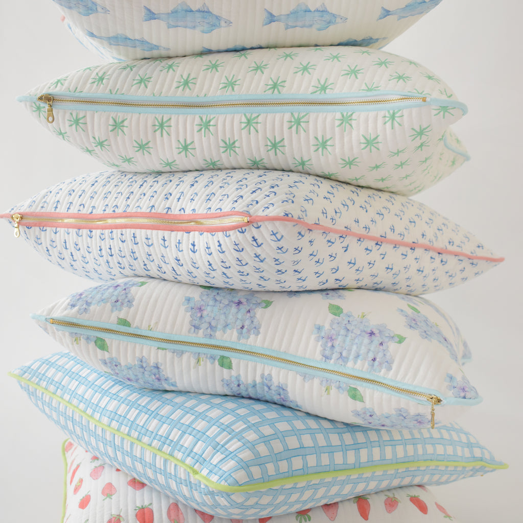 Oversized Pillow, Anchor by Sara Fitz