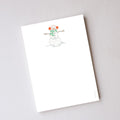 Happy Snowman Notepad by Sara Fitz