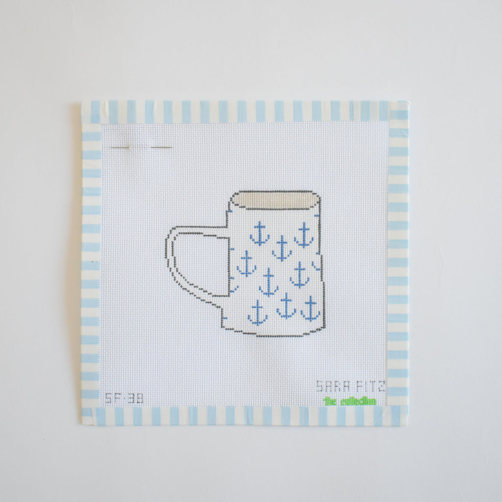 Anchor Mug Needlepoint