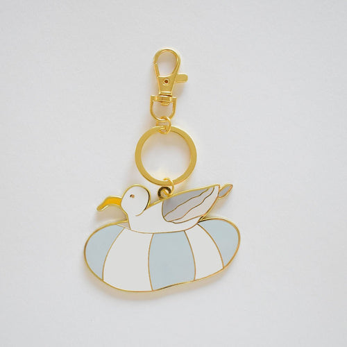 Floating Gull Bag Charm Bag Charms Sara Fitz 
