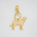 Golden Pup Bag Charm