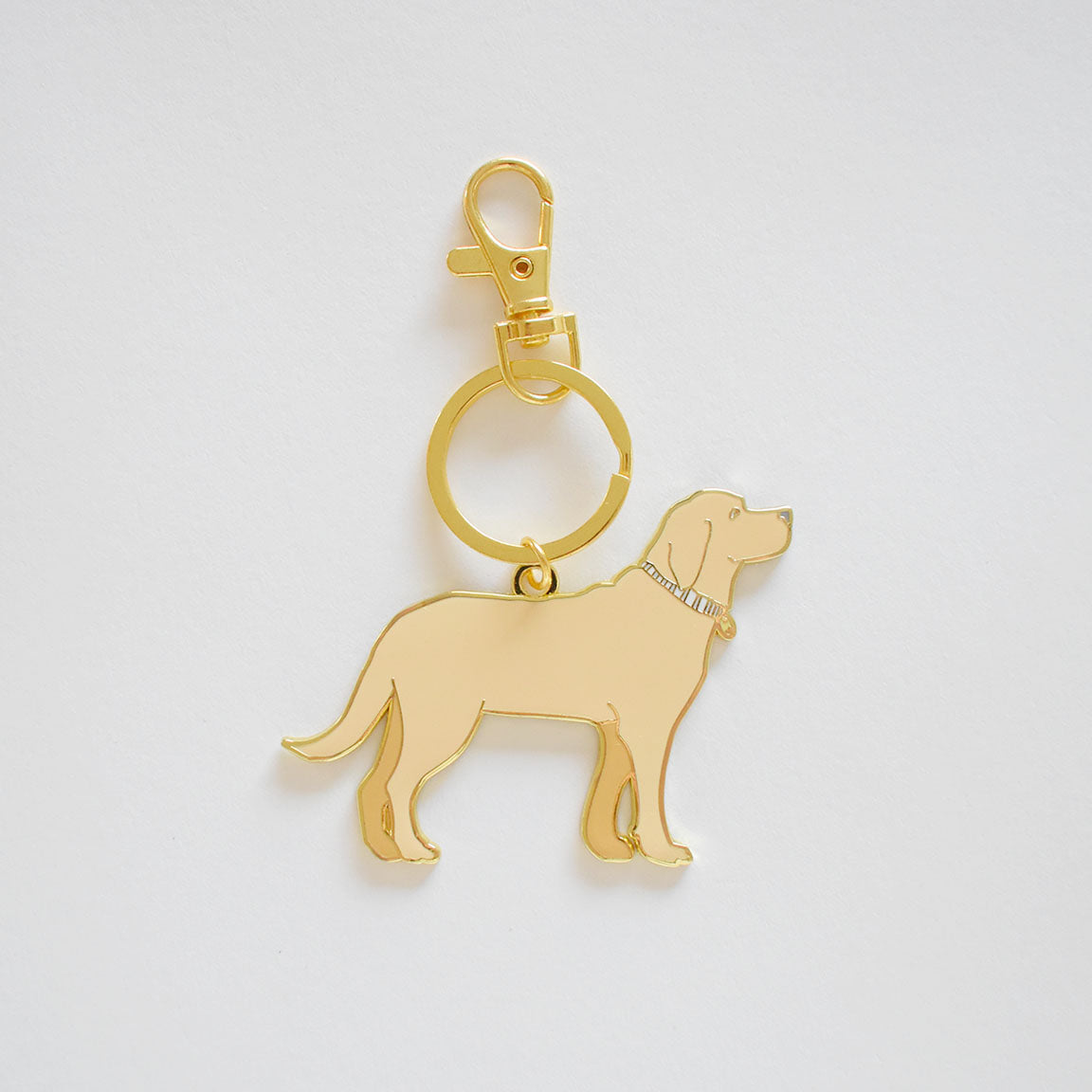 Golden Pup Bag Charm