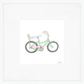 Banana Bike Art Print by Sara Fitz