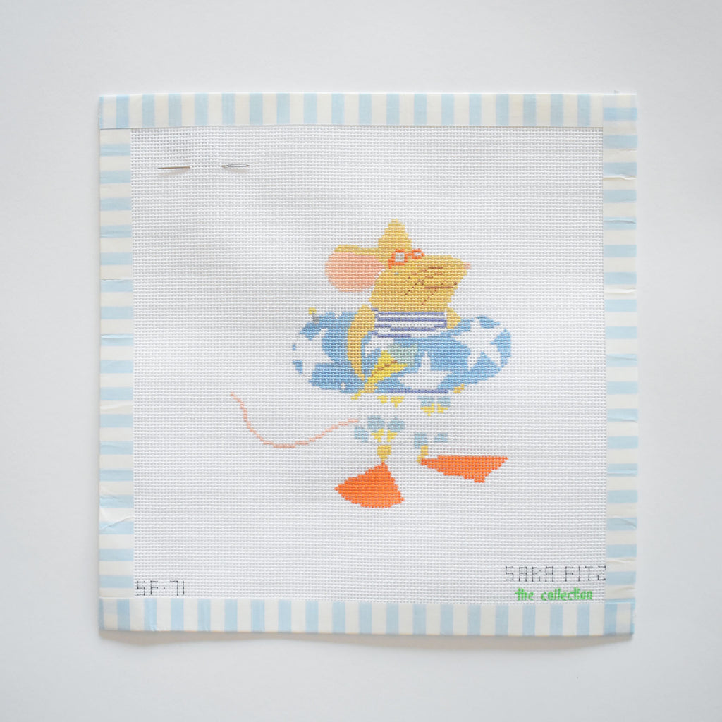 Beach Mouse Needlepoint