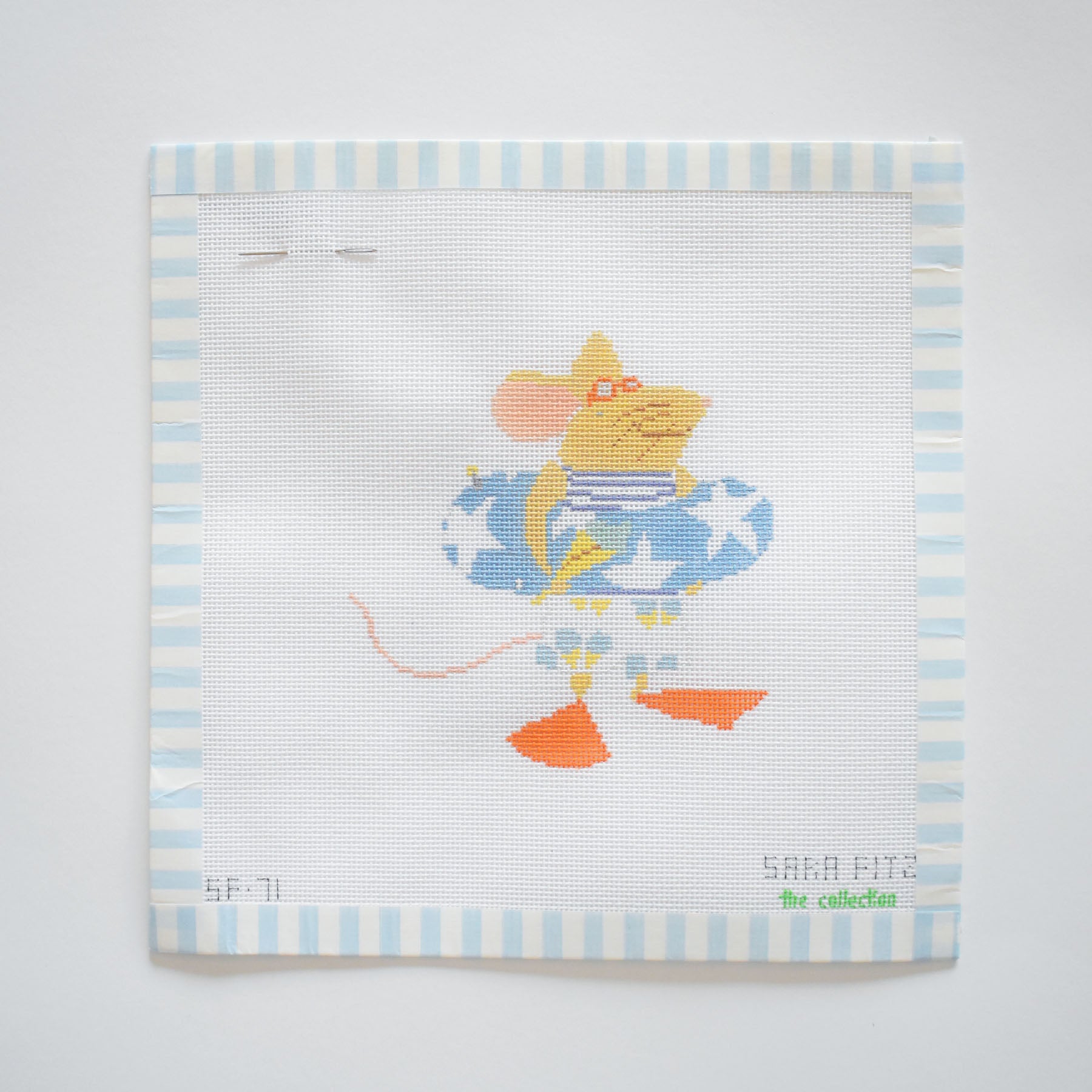 Beach Mouse Needlepoint