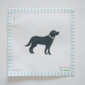 Black Pup Needlepoint