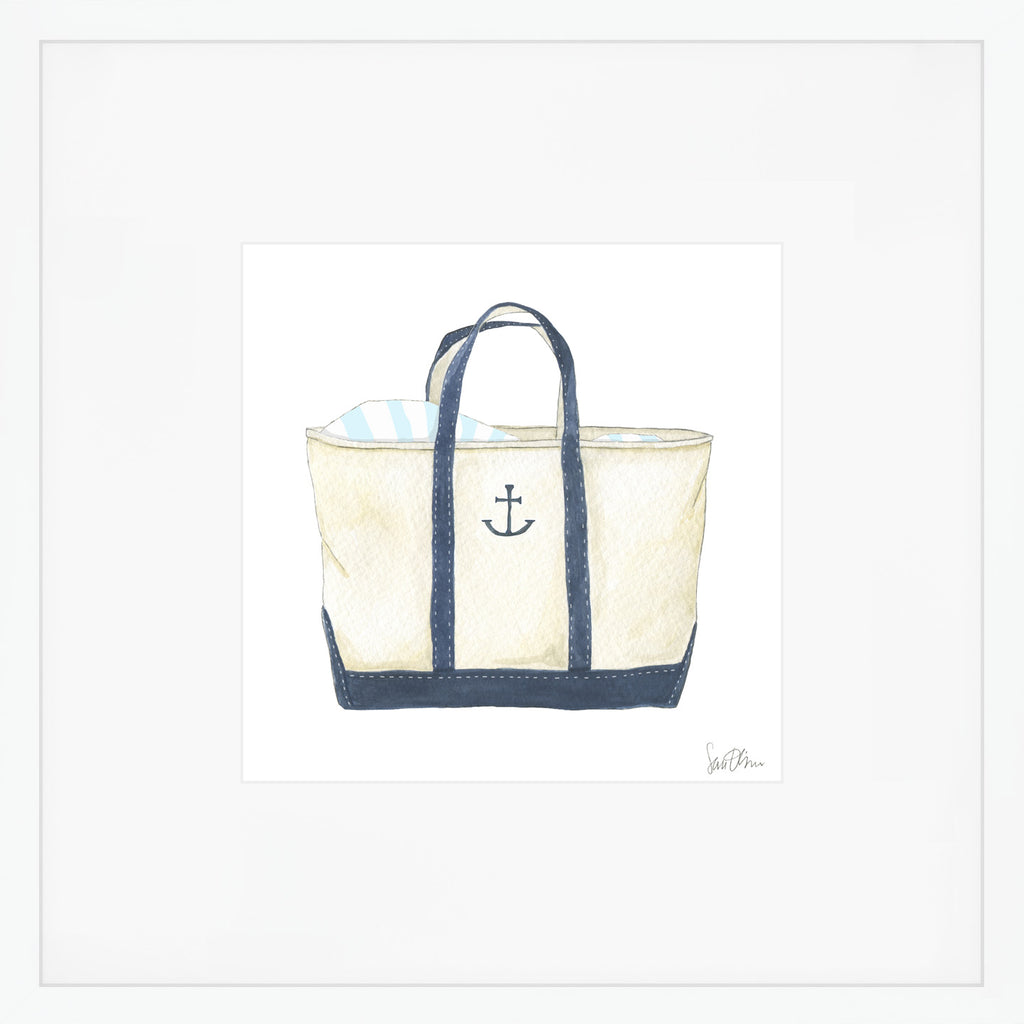 Totes Local Art Print - Anchor by Sara Fitz