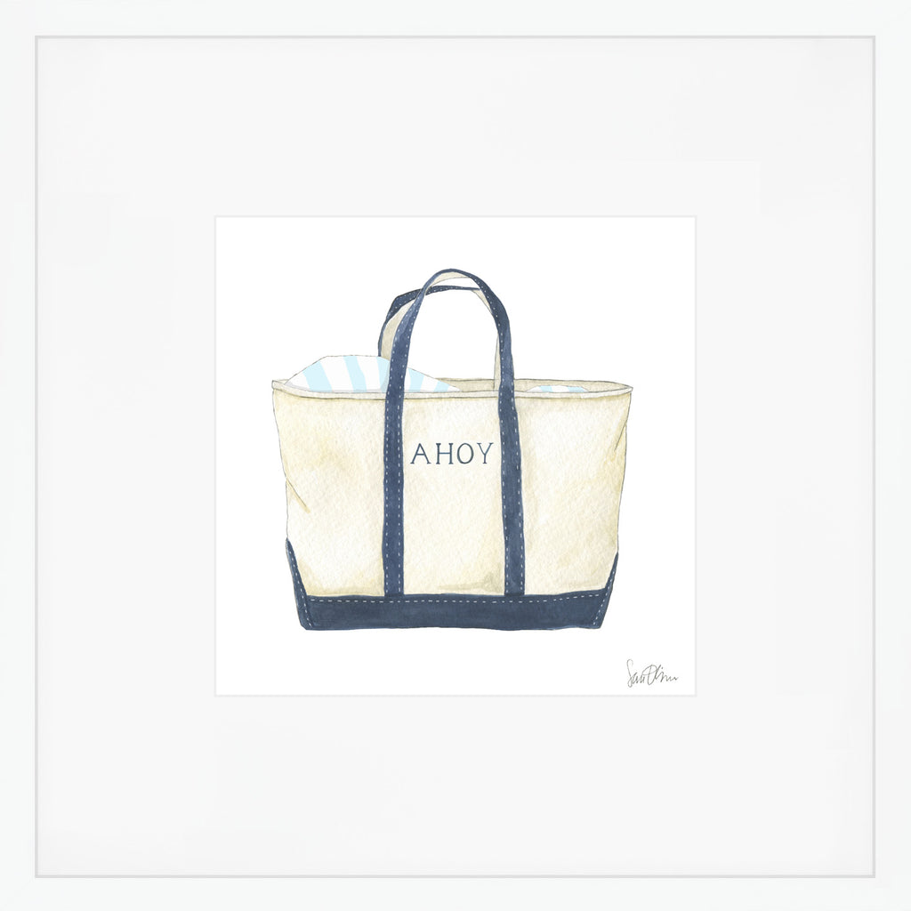 Totes Local Art Print - AHOY by Sara Fitz