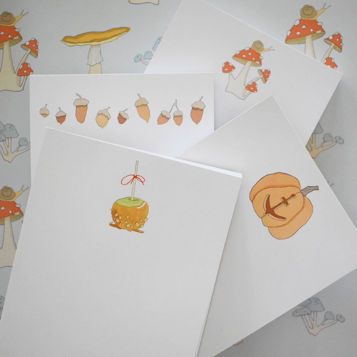 Mushroom Notepad by Sara Fitz