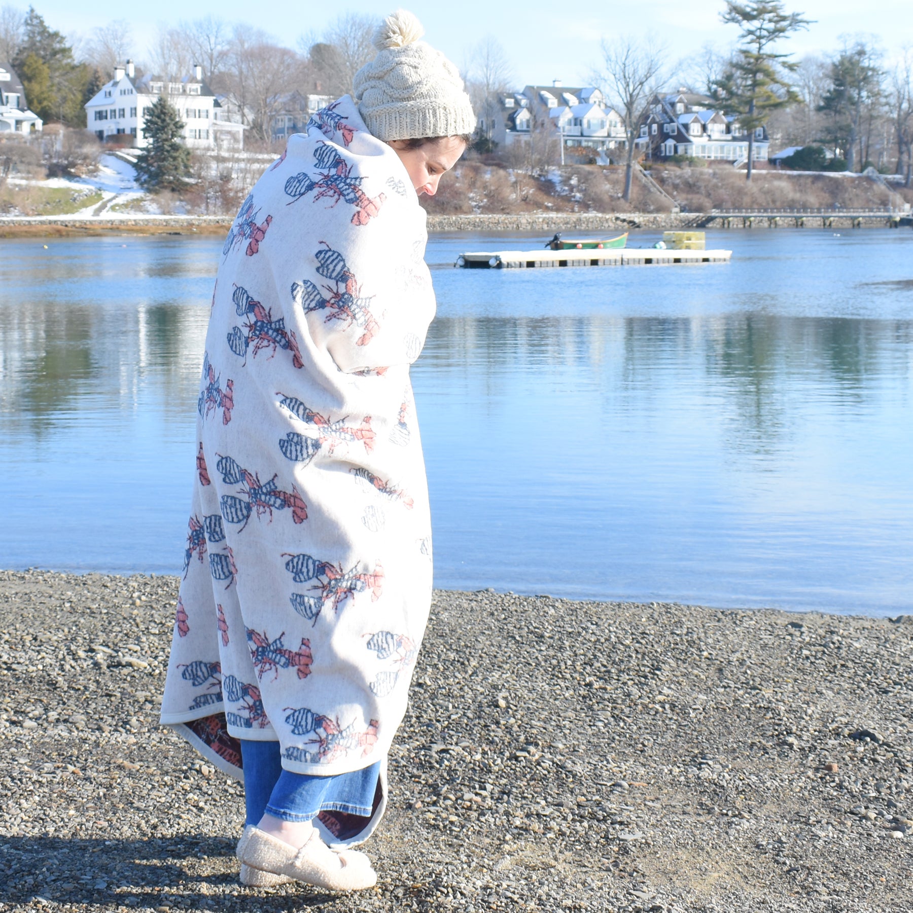 Sara Fitz Cozy Lobster ChappyWrap