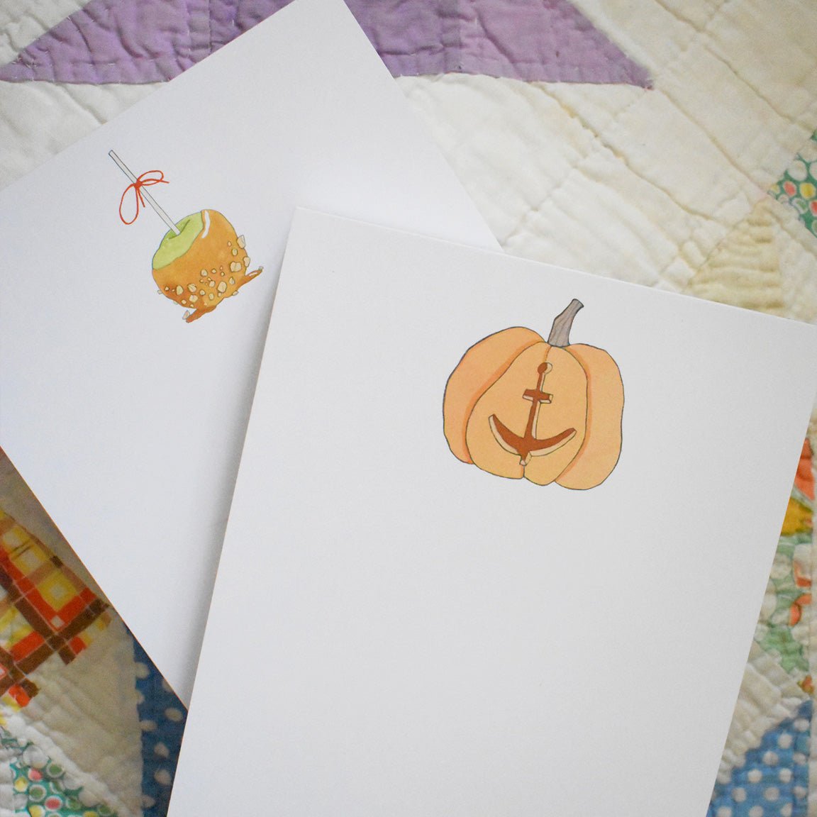 Caramel Apple Notepad by Sara Fitz