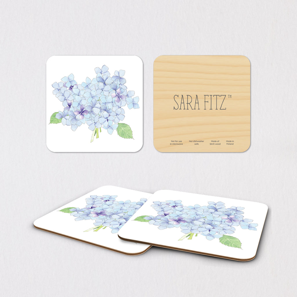 Hydrangea Coaster Set