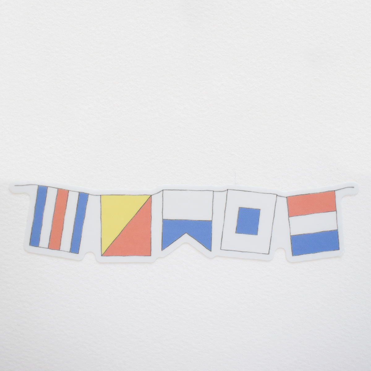 COAST Flags Sticker by Sara Fitz