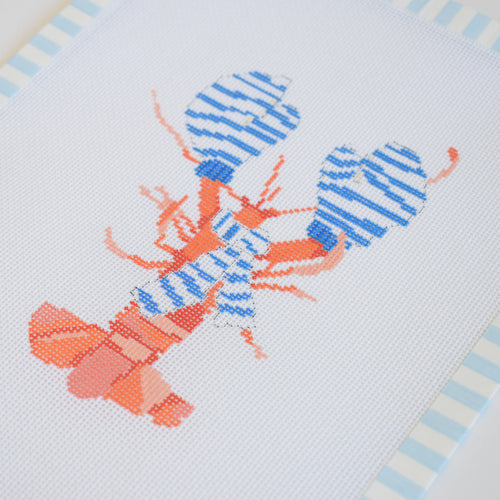 Cozy Lobster Needlepoint Needlepoint Sara Fitz 