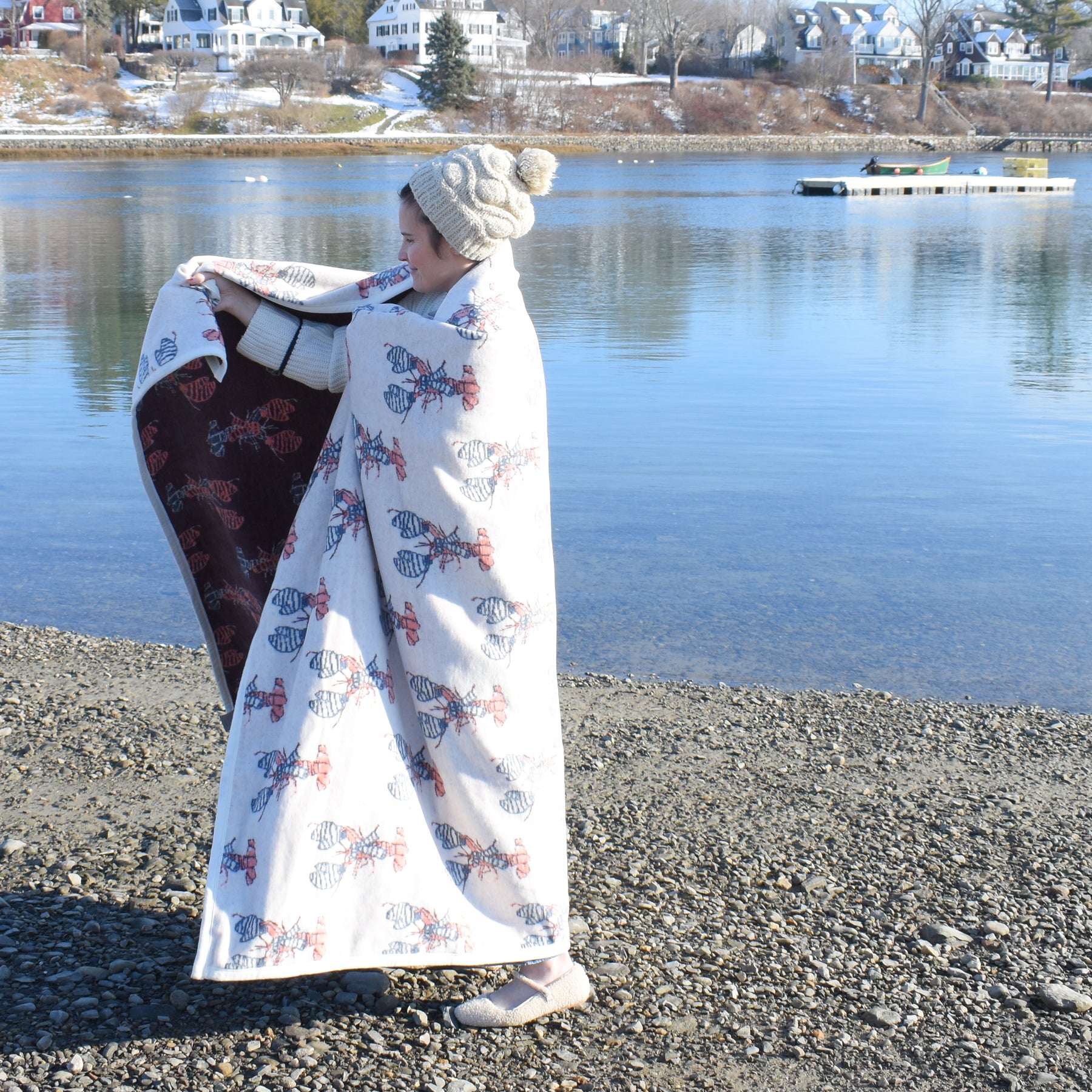 Sara Fitz Cozy Lobster ChappyWrap