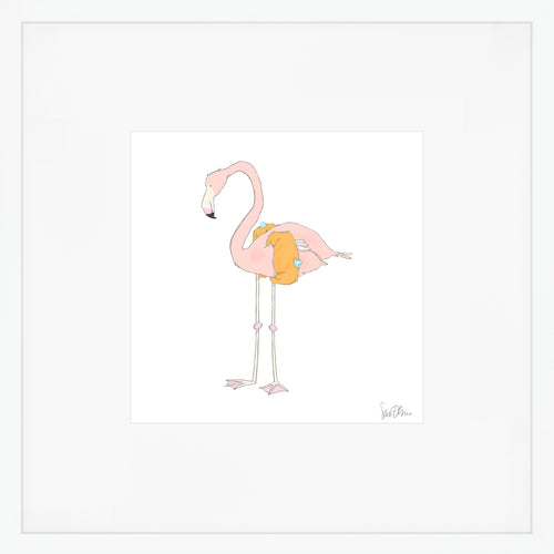 Flamingo Art Print by Sara Fitz