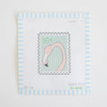 Flamingo Stamp Needlepoint by Sara Fitz